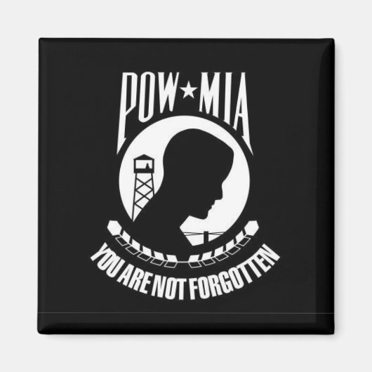 POW*MIA You Are 忘れ -  Magnet マグネット (正面)