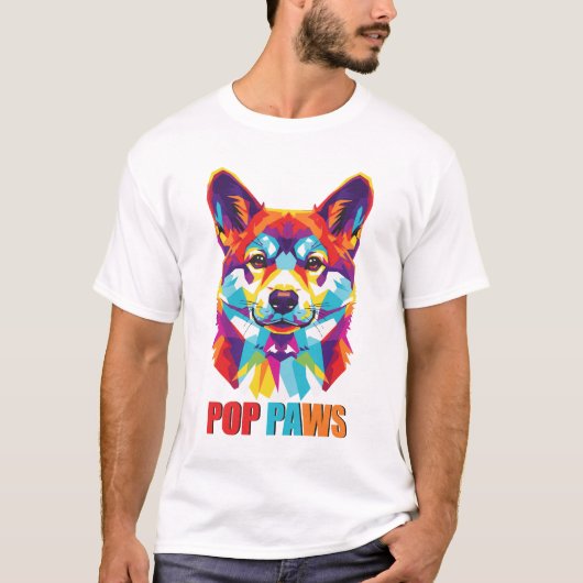 POW PAWS Tシャツ (正面)