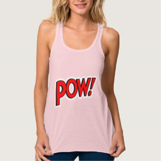 POW! Screwball Graphics ピンク タンクトップ