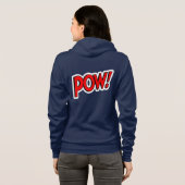 POW! Screwball Graphics ファスナー付きパーカー パーカ (裏面フル)