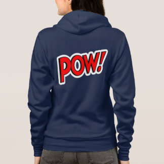 POW! Screwball Graphics ファスナー付きパーカー パーカ