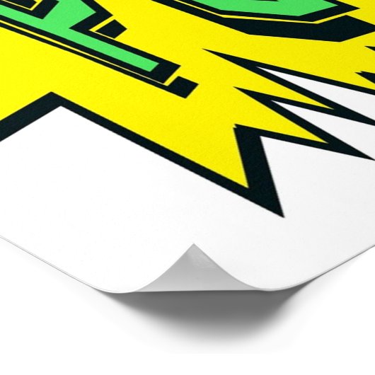 POW  Superhero Comic Books ポスター (角)