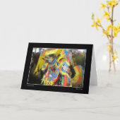 POW Wowカラーカード カード (黄色い花)