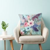 Powder Blue Blossom クッション (椅子)