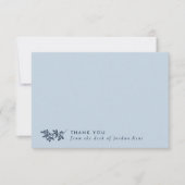 Powder Blue Branch Thank From The Desk Of サンキューカード (正面)