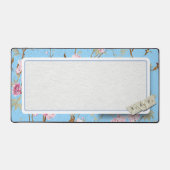 Powder Blue Chinoiserie Archive Desk Mat デスクマット (正面)