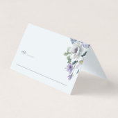 Powder Blue Folded Place Card (裏面)