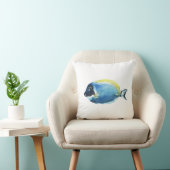 Powder Blue Tang Fish Postcard クッション (椅子)
