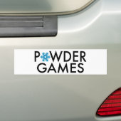Powder Games バンパーステッカー (車上)