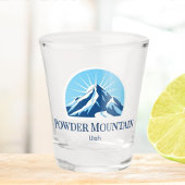  Powder Mountain utah Shot glass ショットグラス
