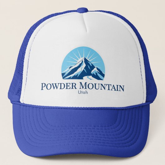 Powder Mountain utah ski resort Hat キャップ (正面)