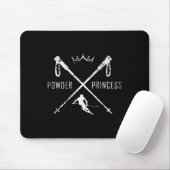 Powder Princess Ski Shirt  マウスパッド (マウス)
