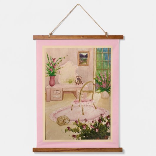 Powder Room 吊り下げ型タペストリー (正面)