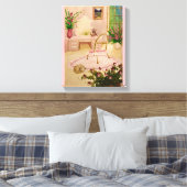 Powder Room Stretched Canvas Print キャンバスプリント (インサイチュ (寝室))