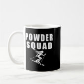 Powder squad  コーヒーマグカップ (左)