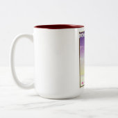 Powderhorn Colorado旅行ポスター ツートーンマグカップ (左)