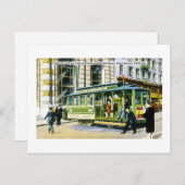 Powell and Market通り（サンフランシスコ、カリフォルニア州） ポストカード (正面/裏面)