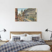 Powell Stから市場Stの東ビュー キャンバスプリント (インサイチュ (寝室))