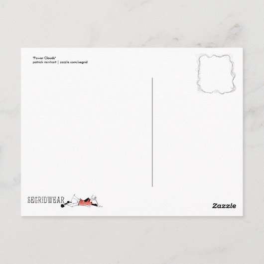 Power Cloudsはがき ポストカード (裏面)