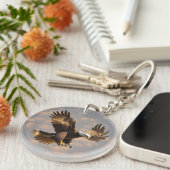 Power Eagle Sky Keychain キーホルダー (正面右)