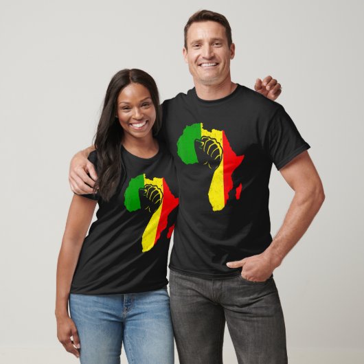 Power Hand African American Pride Black History Mo Tシャツ (ユニセックス)