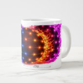 Power in Every Element Mug – Fire Water Energy Geo ジャンボコーヒーマグカップ (正面右)