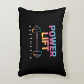 Power Lift Aesthetic Barbell Gradient Gym Tee アクセントクッション (正面(垂直))