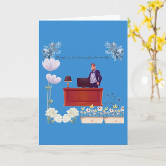 Power of leadership cerulean カード (黄色い花)