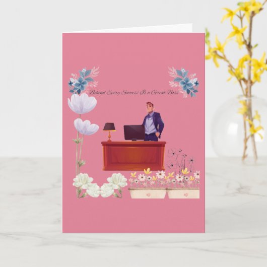 Power of leadership rose カード (黄色い花)