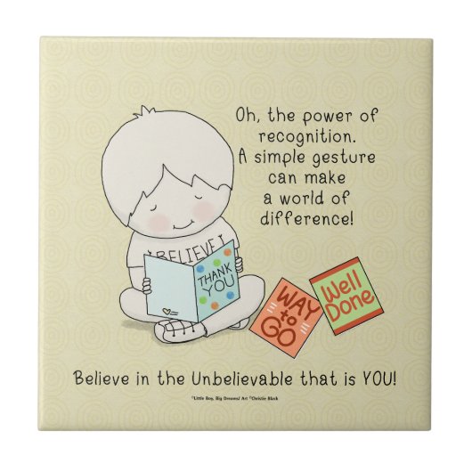 Power of Recognition タイル (正面)