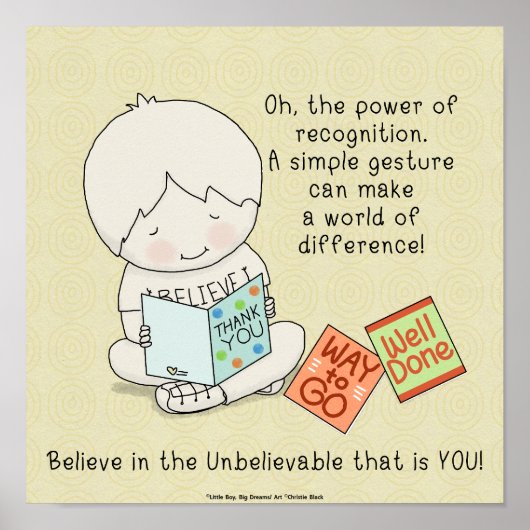 Power of Recognition ポスター (正面)