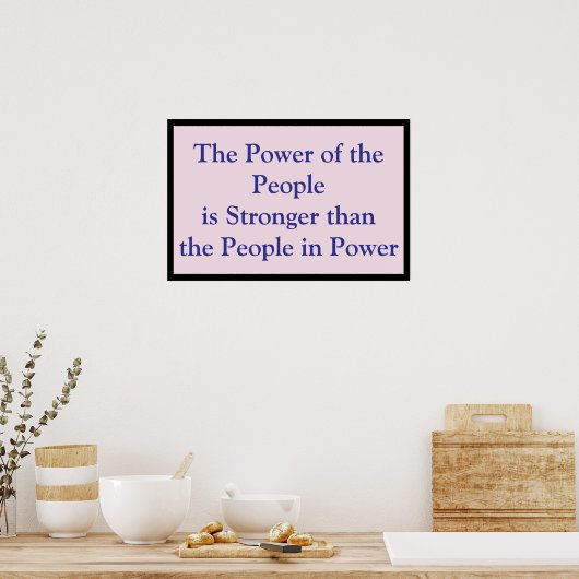 Power of the People ポスター (キッチン)