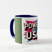 Power of USA Mug - Bold American マグカップ (正面左)