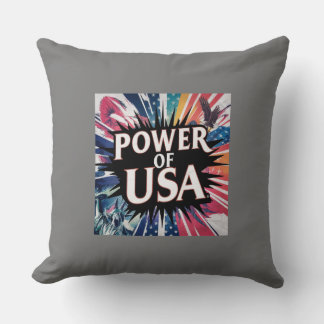 Power of USA Pillow - American クッション