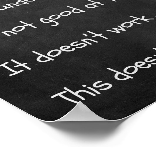 Power of Yet Classroom Growth Mindsetポスター ポスター (角)