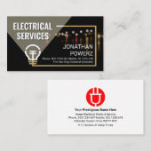 Power Outage Electrical Service 名刺 (正面/裏面)