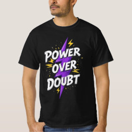 「Power over Dood」男子Tシャツデザイン Tシャツ