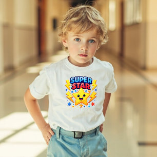 Power Pals™ スーパースター トドラーTシャツ - 可愛くてボ