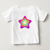 Power Pals™ レインボースターTシャツ ベビーTシャツ (正面)