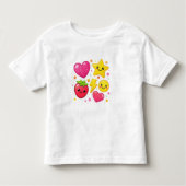 Power Pals™ Icon Mix Toddler T-Shirt – Cute Stars, トドラーTシャツ (正面)