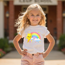 Power Pals™ Rainbow Bolt Toddler T-Shirt – Cute Ra トドラーTシャツ