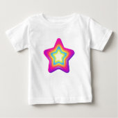 Power Pals™ Rainbow Star Tshirt ベビーTシャツ (正面)