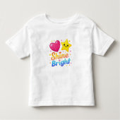 Power Pals™ Shine Bright Toddler T-Shirt – Cute St トドラーTシャツ (正面)