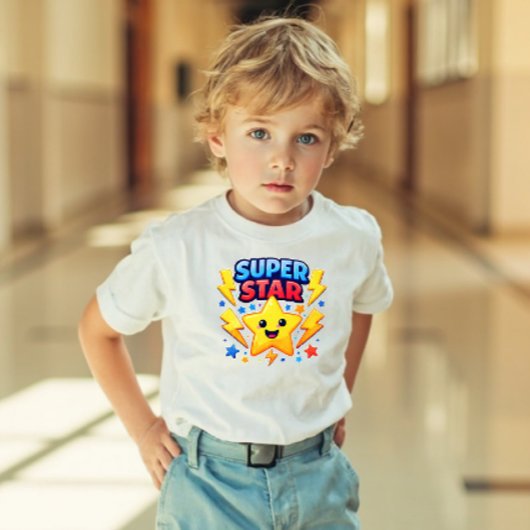 Power Pals™ Super Star Toddler T-Shirt – Cute & Bo トドラーTシャツ