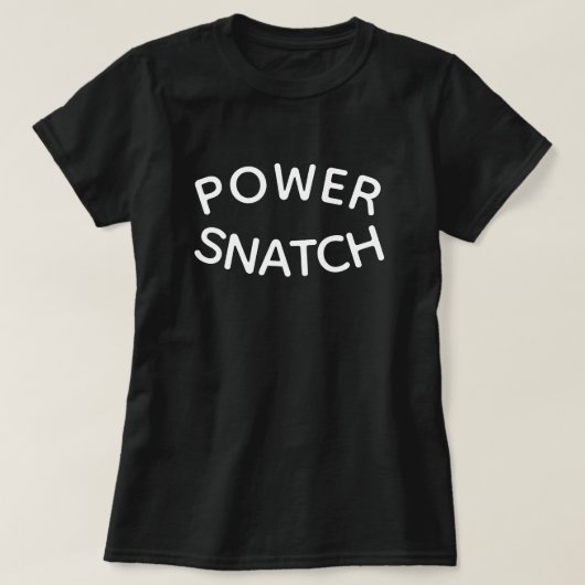 POWER SNATCH Tシャツ (デザイン正面)