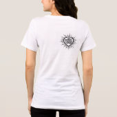 Power Starts Within – Women’s Empowerment Graphic  トライブレンドＴシャツ (裏面)