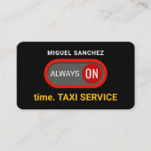 Power Switch On Time Taxi 名刺 (正面)