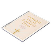 Power That Raised Him Christian Easter 2026 ノートブック (左側)