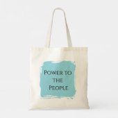 Power to the People tote bag トートバッグ (裏面)