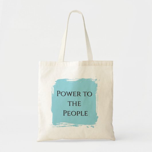 Power to the People tote bag トートバッグ (正面)